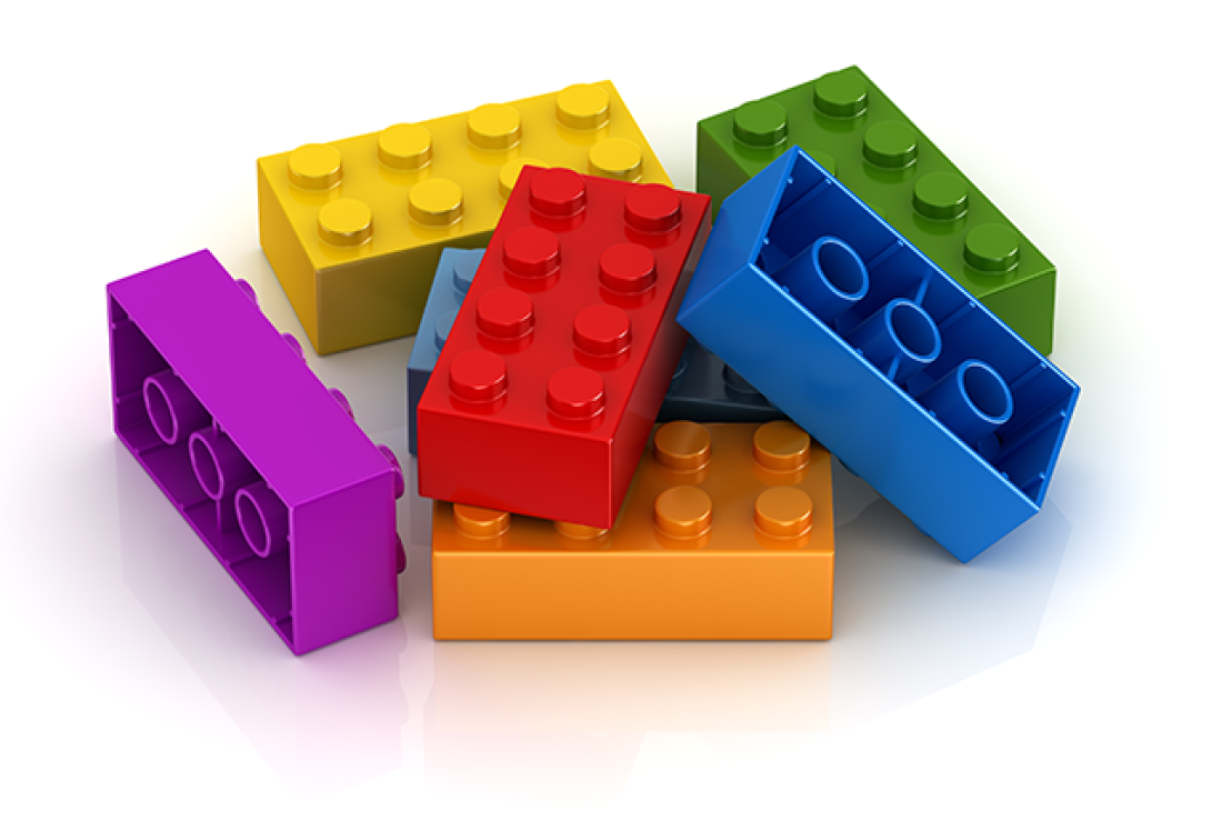 building blocks like legos