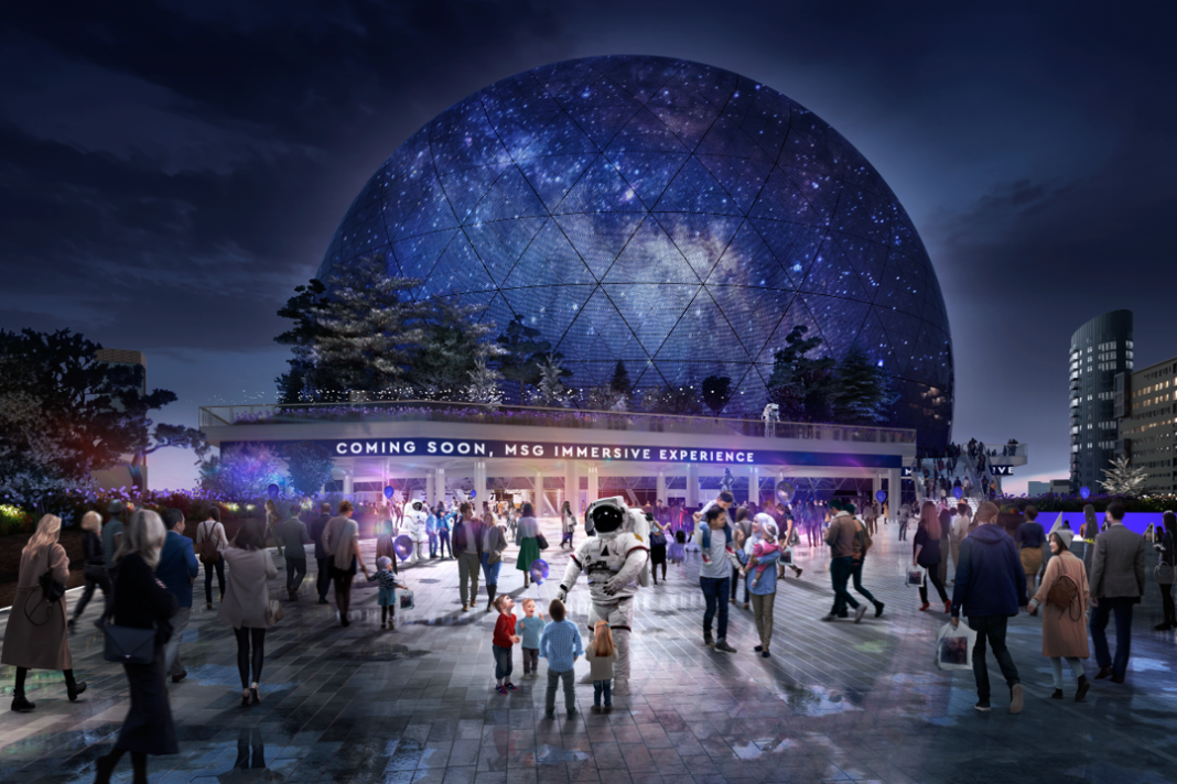 Plans submitted for ambitious MSG Sphere scheme