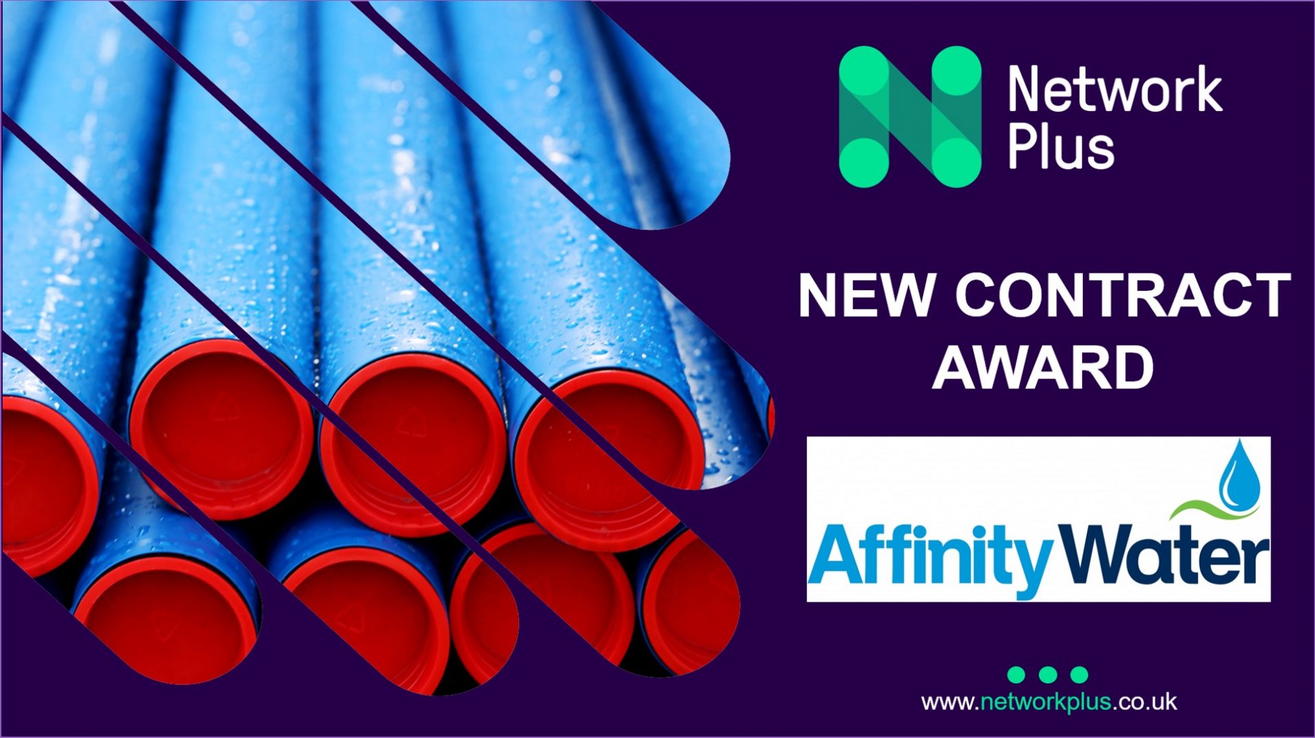 Network Plus Secures Affinity Water Developer Services Contract