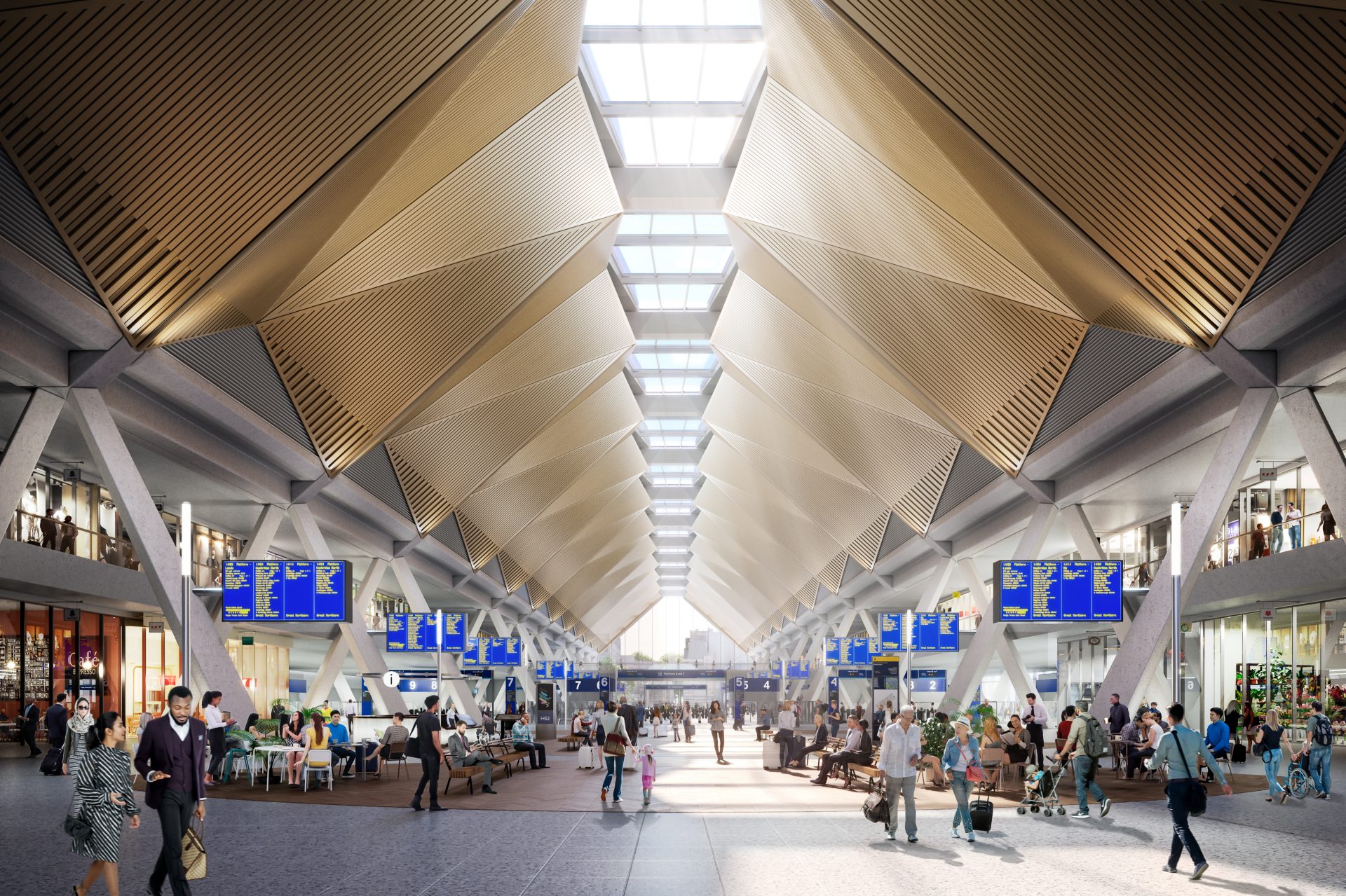 Hs2 Ltd Publish New Euston Station Design Plans