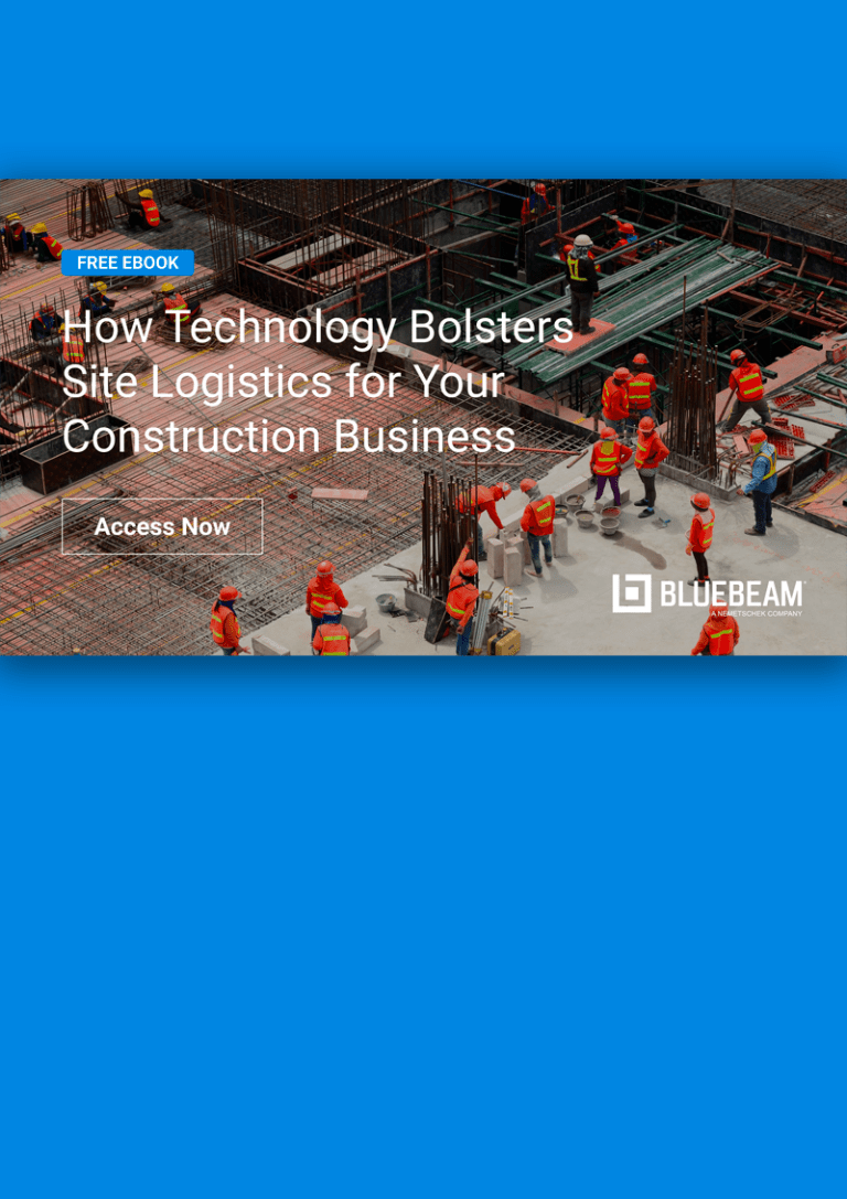 Bluebeam's latest eBook investigates how using digital tools for construction site logistics can ensure safer, more efficient jobsites.