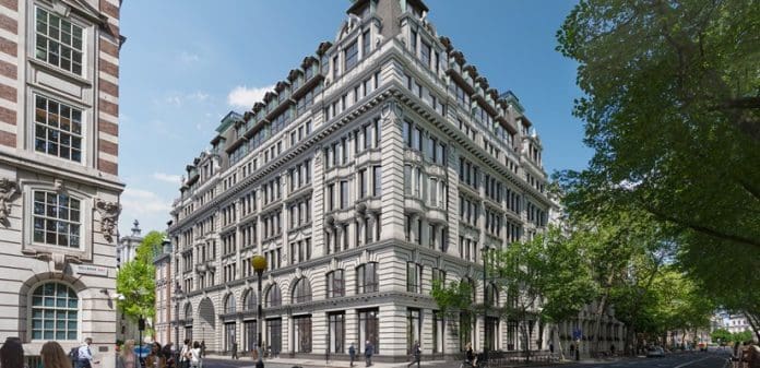 The office building at 7 Millbank, London, is set to be reconstructed, with the historic façade reconstructed
