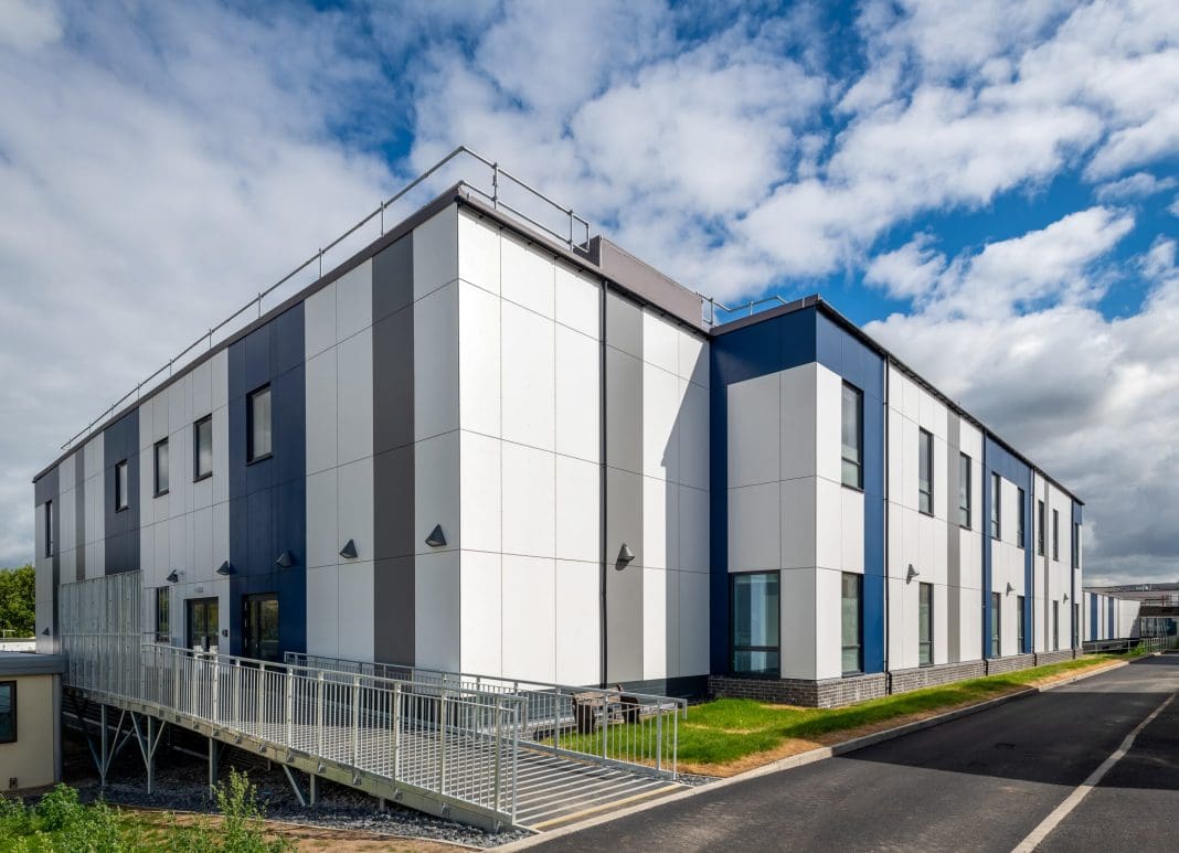 An example of the NHS modular buildings