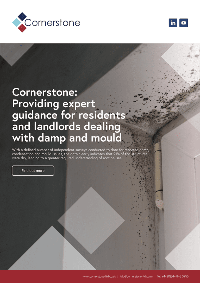 Cornerstone: Providing expert guidance for residents and landlords dealing with damp and mould