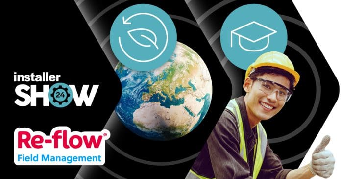 Late June saw Re-flow visit the InstallerSHOW in the Birmingham NEC, where they delved into challenging the skills crisis with apprenticeships, delivering net zero 