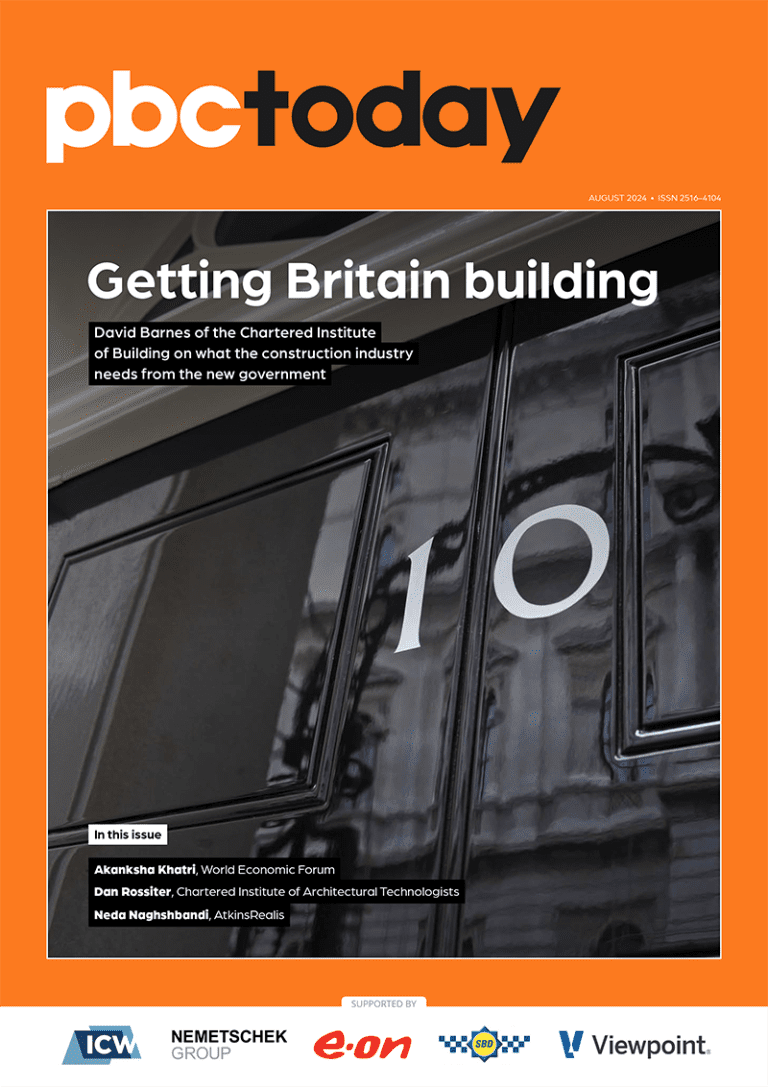 In the August edition of PBC Today, we examine what the construction industry needs from the new government to “get Britain building”