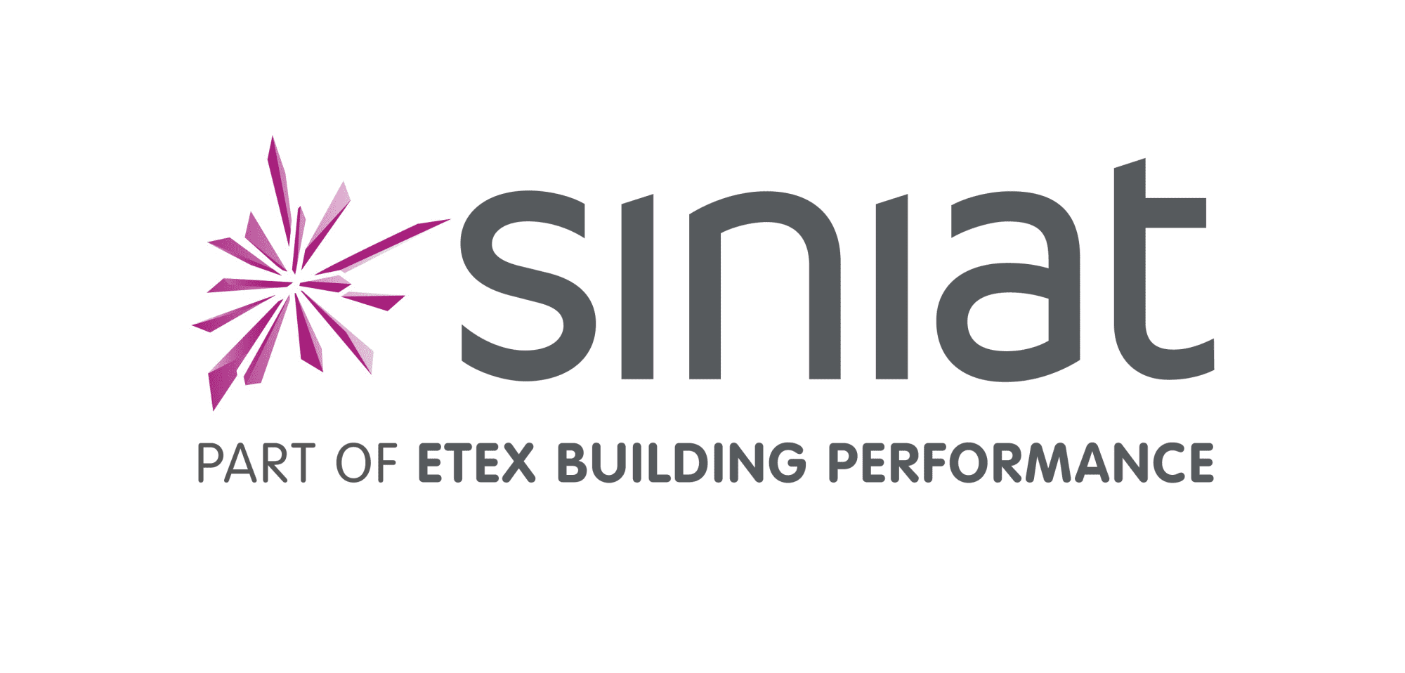 Siniat logo, the name renewed with Secured by Design