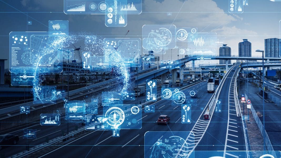 Representation of a digital twin of public transport, of which TransiT is seeking decarbonisation