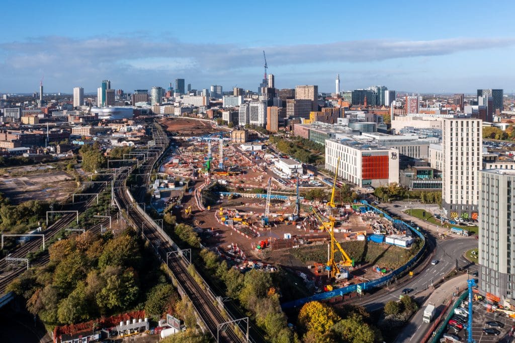 HS2 construction, one of the net zero megaprojects