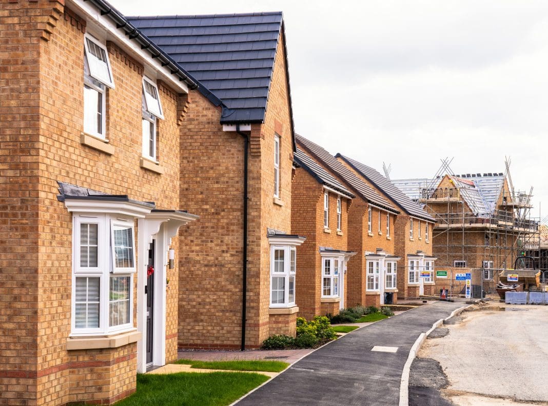 new build housing, of the sort Barratt and Redrow build