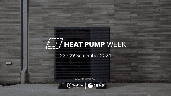 Sign for Heat Pump Week