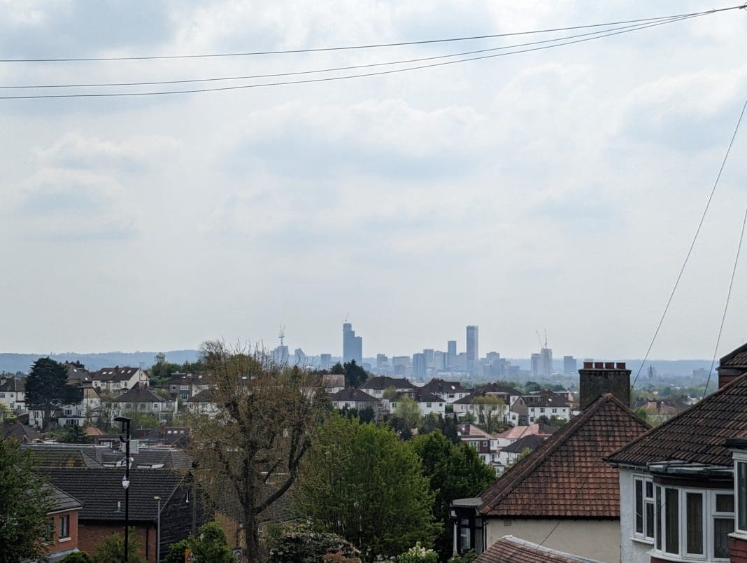 The Fold makes up a part of the Croydon skyline