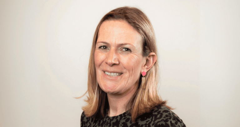 A headshot of Emma-Jane Allen, lead of the Built Environment Against Slavery Group at the Supply Chain Sustainability School.