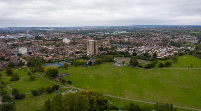 Dagenham, where a tower fire took place post-Grenfell, and a source of tension as Crest Nicholson fire remediation costs are calculated