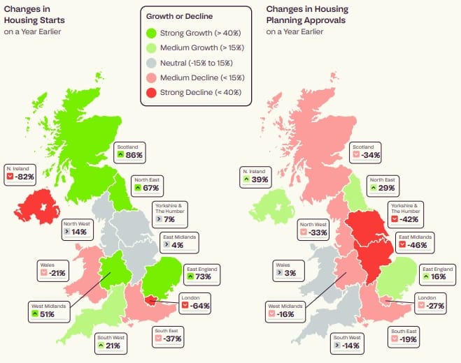 Glenigan February 2025 review stats