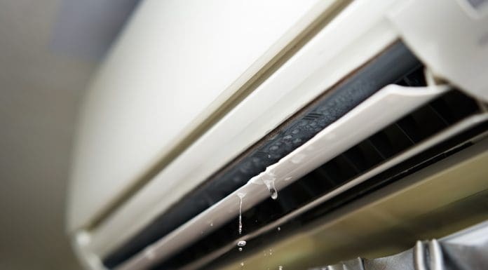 Water leaking from the air conditioner drips from the cooler, which could allow the bacteria that cause legionella to grow