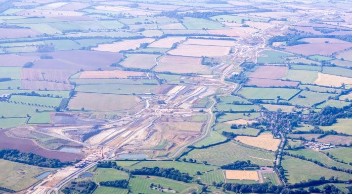 The PAC slams HS2 project in a new report. Land has been cleared for construction of the HS2 track here