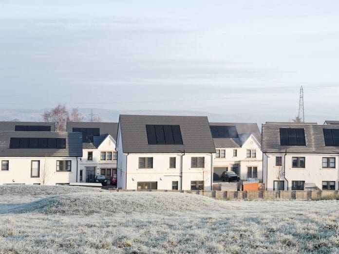 New housing development at Dargavel in Bishopton UK