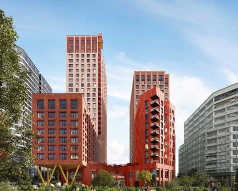 Mayfield Park, the mixed-use development near Manchester Piccadilly station, will offer nearly 900 homes and 325,000 sq ft of office space